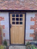 External oak door, Ashendon, Buckinghamshire